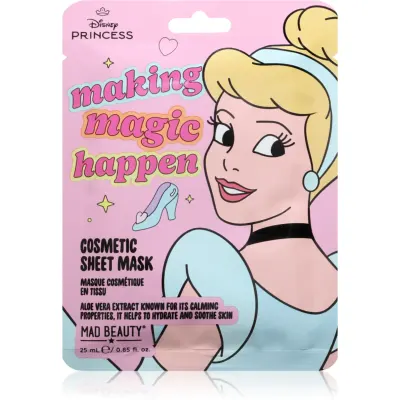 Mad Beauty Disney Princess Cinderella mască textilă hidratantă 25 ml