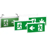 Exiway Smartled, Kit ISO Vetrosignal-5 ecrane de policarbonat cu pictograme (dreapta, stanga, sus, jos), distanta de vizibilitate 30m