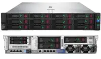 Server Refurbished Server Storage Refurbished HP ProLiant DL380 G10, 2 x Intel Xeon Gold 6246 12-Core 3.3 - 4.2GHz, 128GB DDR4, 2 x SSD 1TB SATA Kingston KC600 + 6 x 8TB HDD SATA-Nou, Raid HP P408i-a SR, 4 x Gbit, 19 lff + 2 sff, 2 x Surse 800W HS