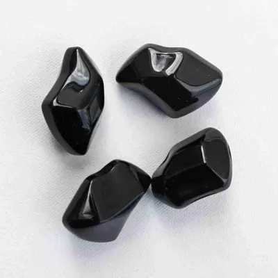 Pietre Decorative Sticla - Cristal Negru