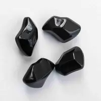 Pietre Decorative Sticla - Cristal Negru