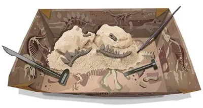 Set de joaca - Sapa si descopera dinozauri - Stegosaurus