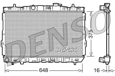 Radiator motor potrivit HYUNDAI COUPE I, COUPE II, ELANTRA III, LANTRA II, TIBURON 1.6-2.7