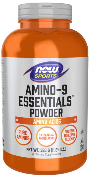 Sports Amino-9 Essentials Powder, 330 g, Now