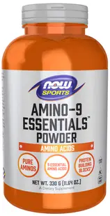 Sports Amino-9 Essentials Powder, 330 g, Now