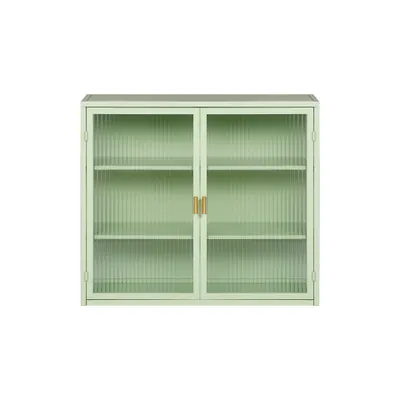 Bufet modern cu două uși, Verde | Aosom Romania