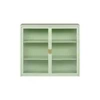 Bufet modern cu două uși, Verde | Aosom Romania