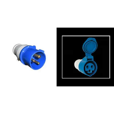Pachet Fisa si Priza Mobila Industriala HT 32A IP44 230V - Conexiuni Monofazate, Mobile si Sigure