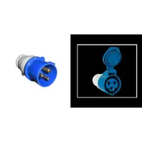 Pachet Fisa si Priza Mobila Industriala HT 32A IP44 230V - Conexiuni Monofazate, Mobile si Sigure