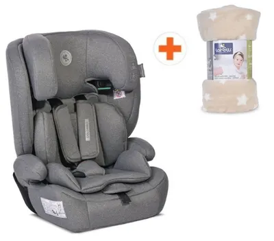 Scaun auto Lorelli - Colombo, i-Size, 76-150 cm, Gri + pătură