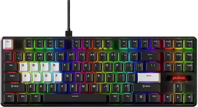 Tastatură mecanică Pulsar - PCMK 2HE TKL, Linear, RGB, Black