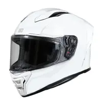 Casca moto integrala, Origine Pista Solid, culoare alb lucios, marime S