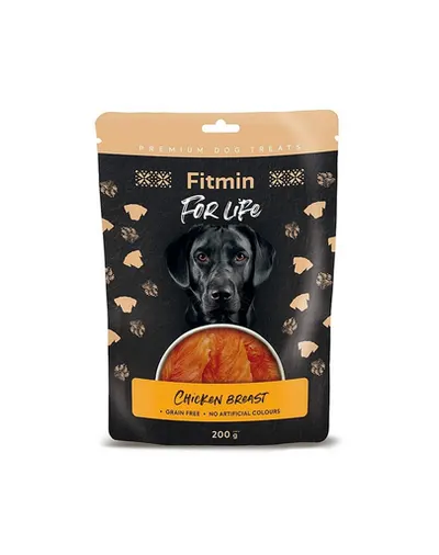 FITMIN For Life Chicken Breast piept de pui 200 g recompensă pentru câini