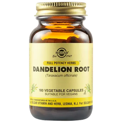 Radacina de papadie, 100 capsule, Solgar