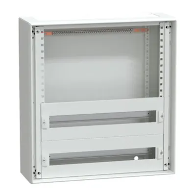 Carcasa montata pe perete, PrismaSeT G Pack 250, L 600mm, H 630mm (2R si sosire), IP30, cu placi frontale, pentru dispozitive modulare