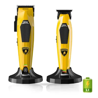 Set JRL Profesional -Lamborghini Diamante - Masina de tuns 2025C + Masina de contur 2025T - Yellow - fara fir