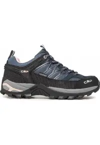Ghete de trekking pentru femei - Piele naturala/Textil - Gri/Roz -