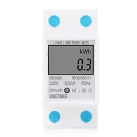 Contor monofazat de energie electrica 230V AC 50Hz 5(32)A ecran digital LED DDS528