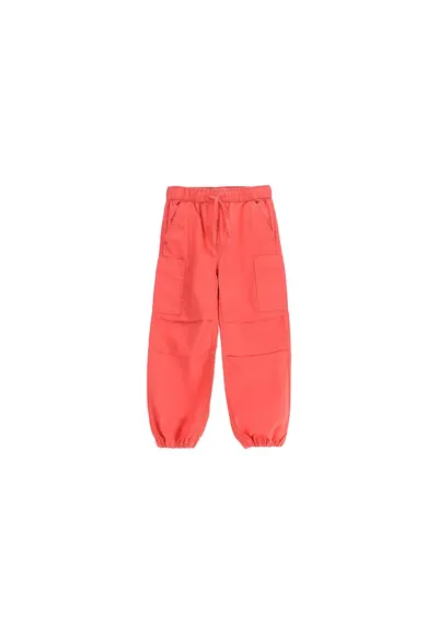 Pantaloni fete WC5119101RGK - Bumbac - Coral