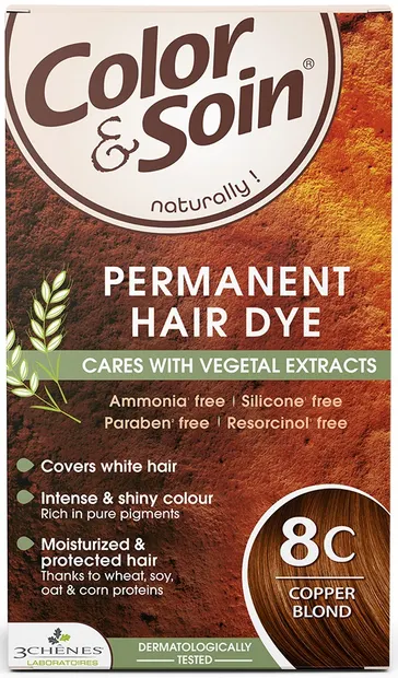 3 Chenes Color & Soin Vopsea de păr, 8C Culoare blond aramiu