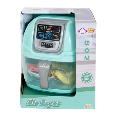 Friteuza cu lumini si sunete, Little Chef, Air Fryer, 9 accesorii