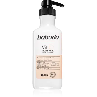 Babaria Vitamin E loțiune de corp hidratantă pentru piele uscata 500 ml