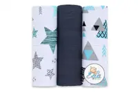 Set 3 scutece din bumbac 60x80 cm model No23