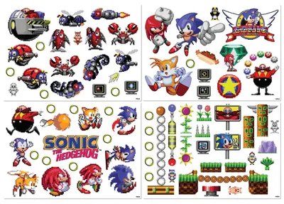 Set stickere FaNaTtik Games: Sonic the Hedgehog - Tech Sticker Pack