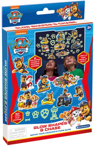 Stickere fosforescente Brainstorm - Paw Patrol și Chase