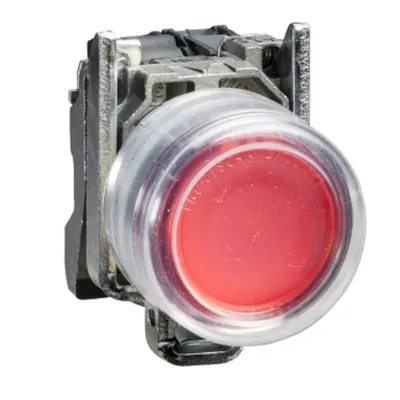 Buton Iluminat Rosu, Ø 22, 240 V, Atex