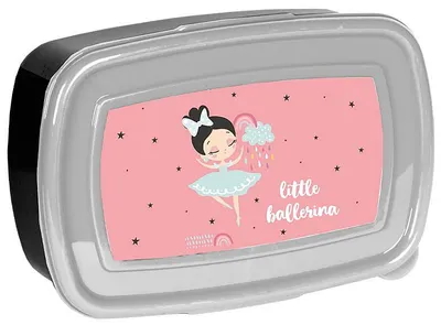 Cutie pentru mâncare din plastic Paso Ballerina - 750 ml