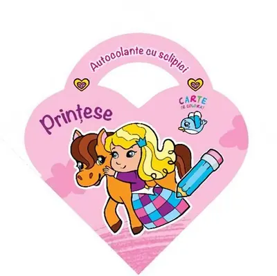 Autocolante cu sclipici - Prințese - Paperback brosat - ***