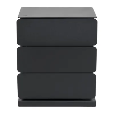 Comodă neagră din metal 37x45x26 cm Joey – Spinder Design