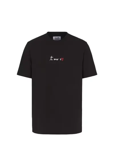 Tricou pentru Lifestyle - U TEE SS - 7X000032-AF13243-FC135 - Negru - Negru
