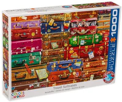 Puzzle Eurographics din 1000 de piese - Travel Suitcases