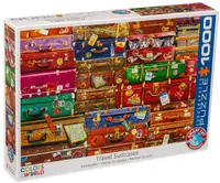 Puzzle Eurographics din 1000 de piese - Travel Suitcases