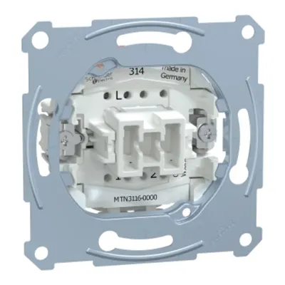 Intrerupator Bipolar, Incastrat, 10 Ax, 250 V C.A., fara suruburi
