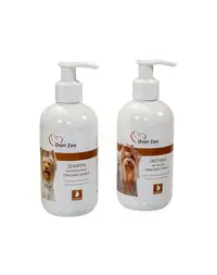 OVER ZOO Set sampon si balsam pentru cainii Yorkshire Terrier (sampon 250 ml + balsam 250 ml)