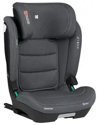 Scaun auto KikkaBoo - i-Scout, IsoFix, i-Size, 100-150 cm, gri închis