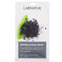 Masca de fata exfolianta cu Carbune negru, 10ml, LabNatur