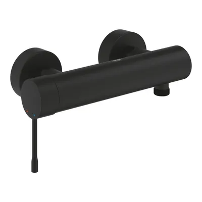 Baterie dus Grohe Essence 25252KF1, 1/2 inch, aparenta, monocomanda, mat, Negru