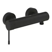 Baterie dus Grohe Essence 25252KF1, 1/2 inch, aparenta, monocomanda, mat, Negru