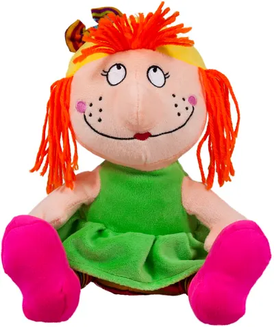 Amek Toys - Păpușă cu rochie verde, 24 cm