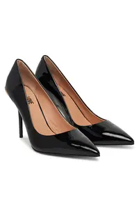 Pantofi dama din piele naturala - Negru