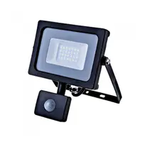 VT-20-S 20W 1600lm 4000K 230V IP65 black sensor
