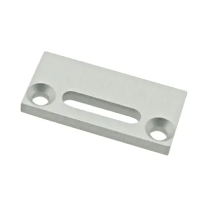 Profile end cap TBF flat with longhole for cable