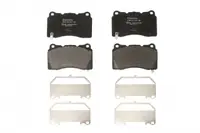 Set placute frana Fata Spate potrivit CADILLAC ATS; CHEVROLET CAMARO; DODGE VIPER; FORD GT; OPEL ASTRA J; TESLA MODEL S, MODEL X 1.7D-Electric 01.03-
