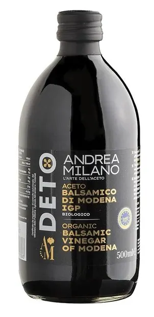 Oțet balsamic bio nefiltrat din Modena, 500 ml, Andrea Milano