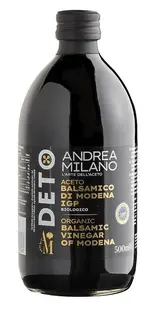 Oțet balsamic bio nefiltrat din Modena, 500 ml, Andrea Milano