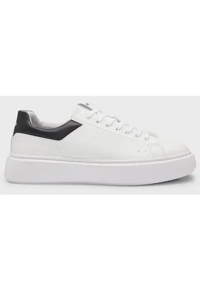 Pantofi sport barbati 50543867 10232547 100 - poliester - alb/negru